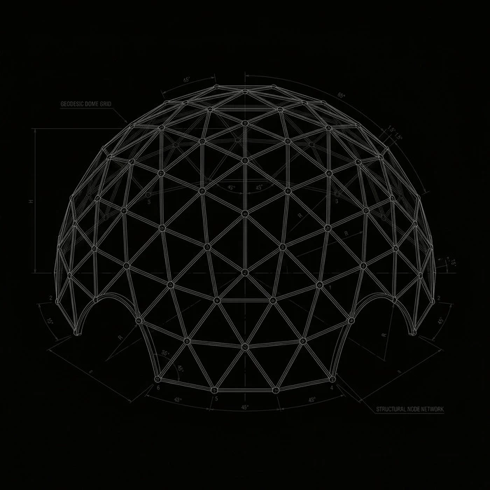 Domo geodésico estructural — Criterio estratégico BGMD